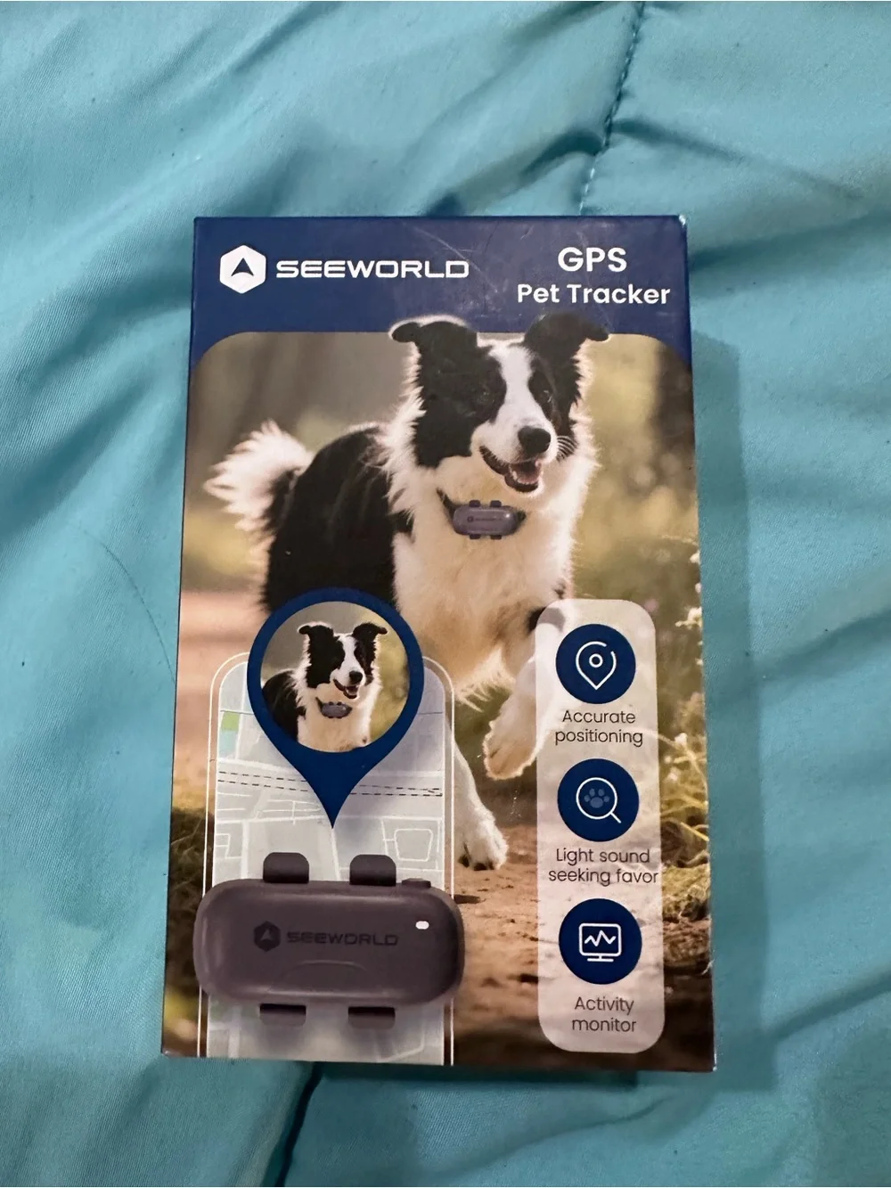 SEEWORLD P2 (LA) GPS Pet Tracker for Dogs & Cats New in Box